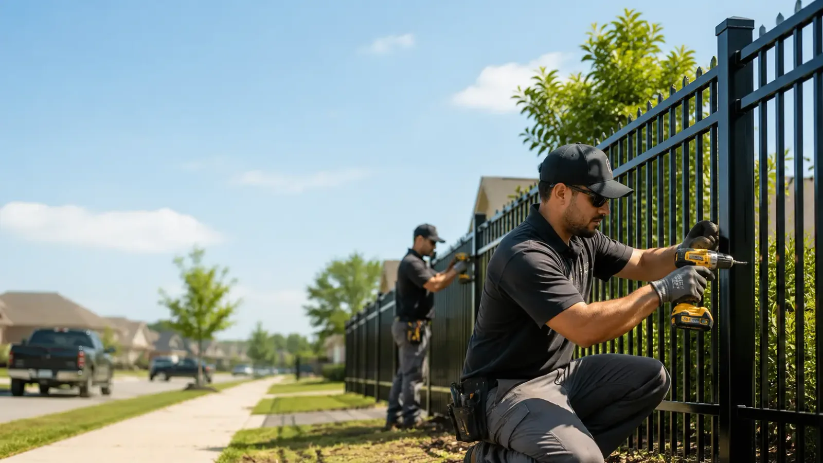 Metal Fence Installation in Dewitt, IL
